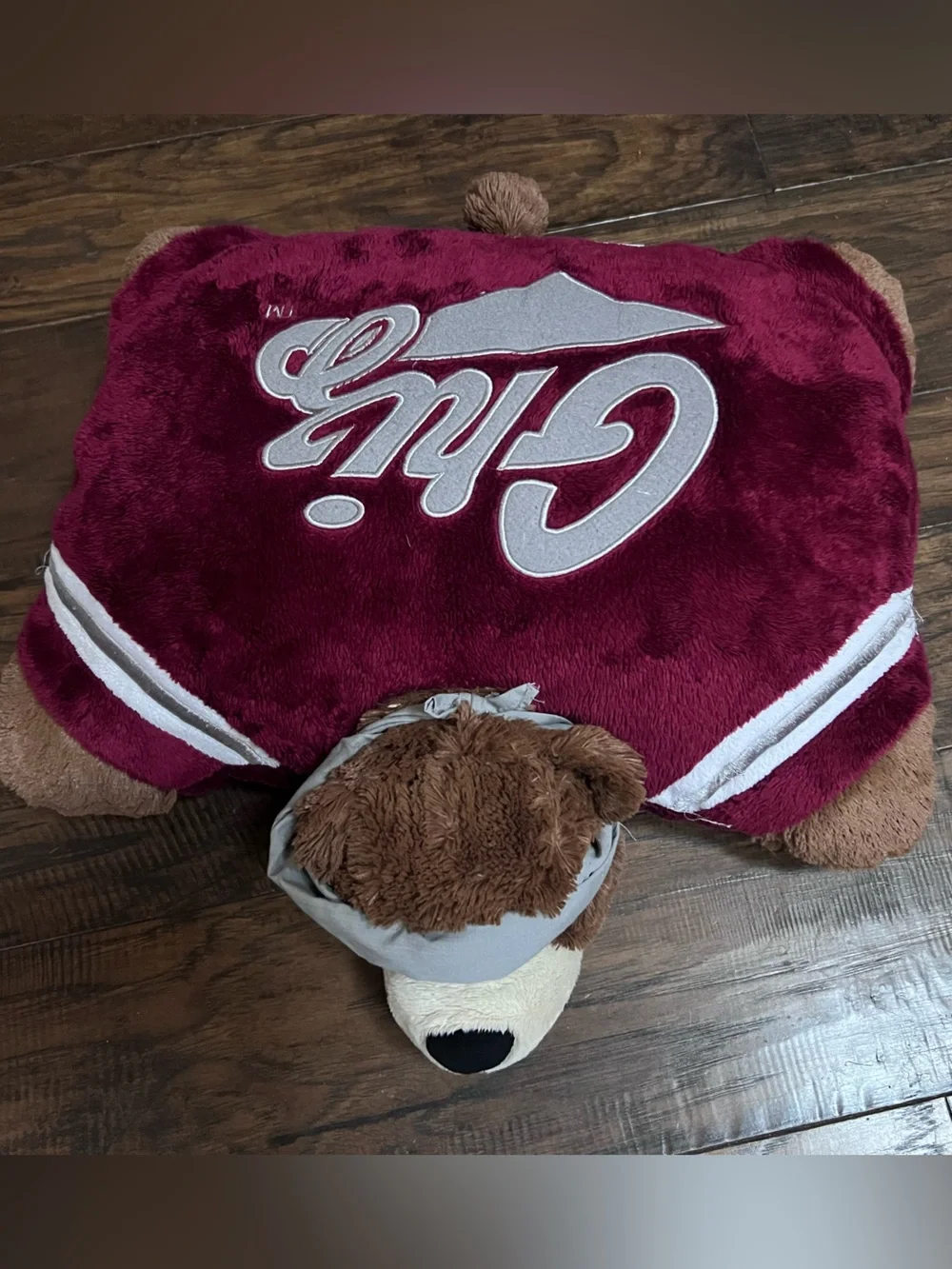 Montana Griz Pillow Pet University of Montana Missoula